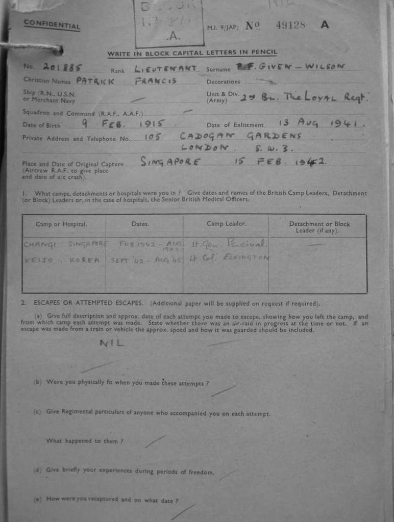 Given-Wilson-Patrick-Francis