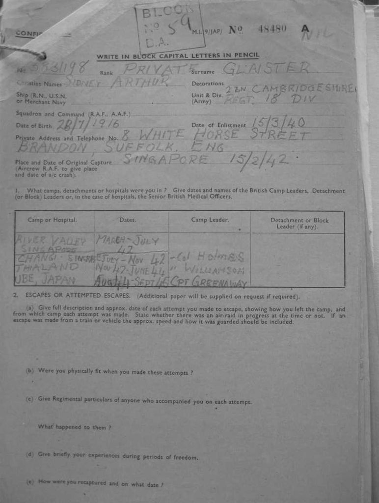 Glaister-Sidney-Arthur