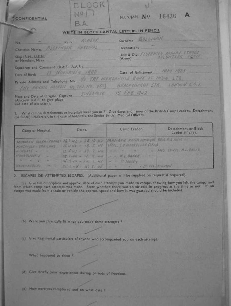 Goldman-Alexander-Percival