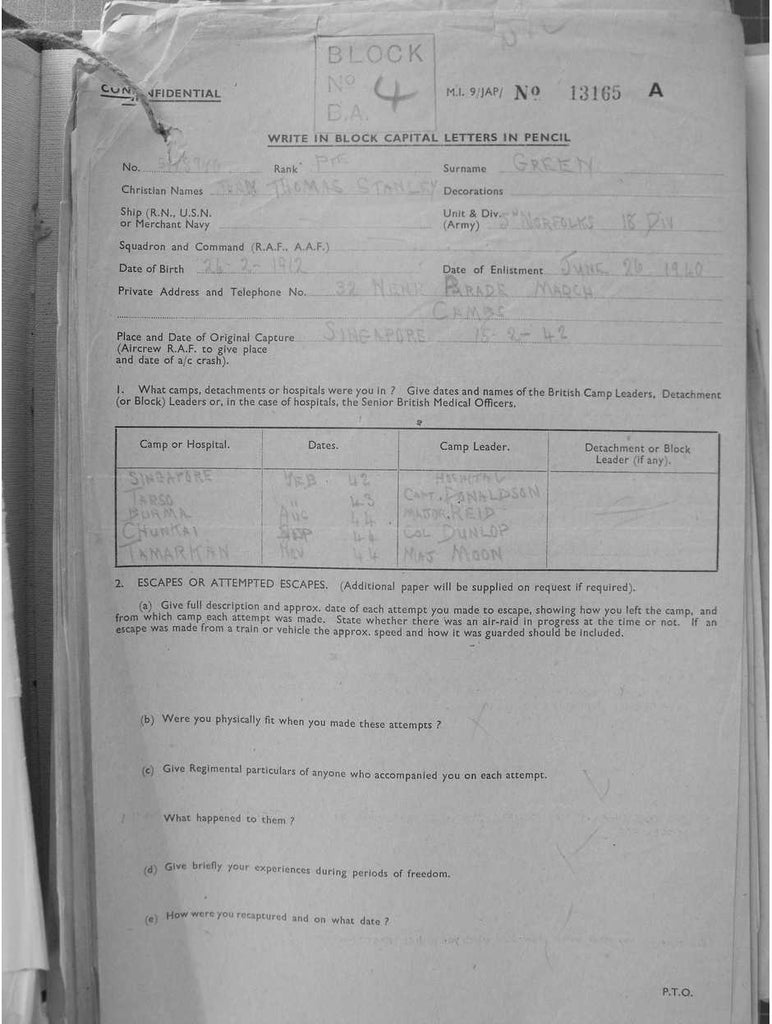 Green, John Thomas Stanley