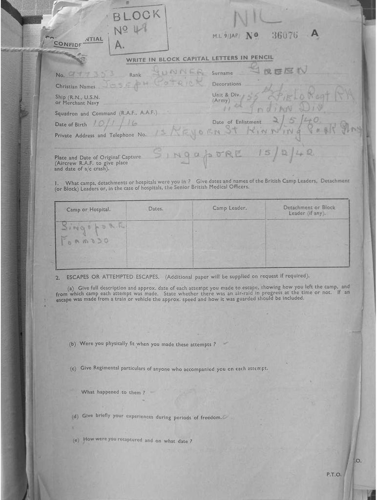 Green, Joseph Patrick