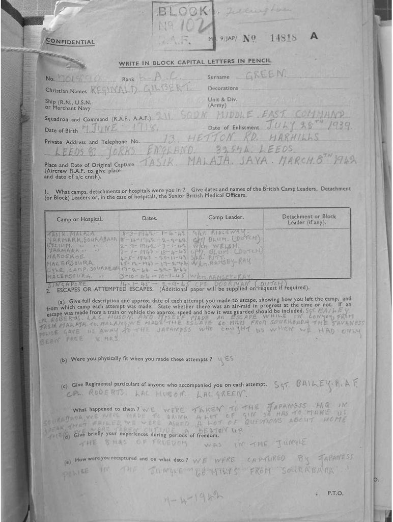 Green, Reginald Gilbert