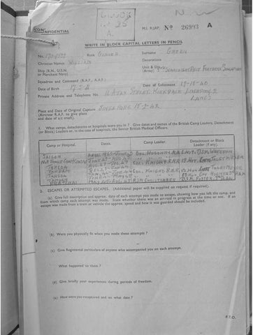 Green, William Searchlight RGT