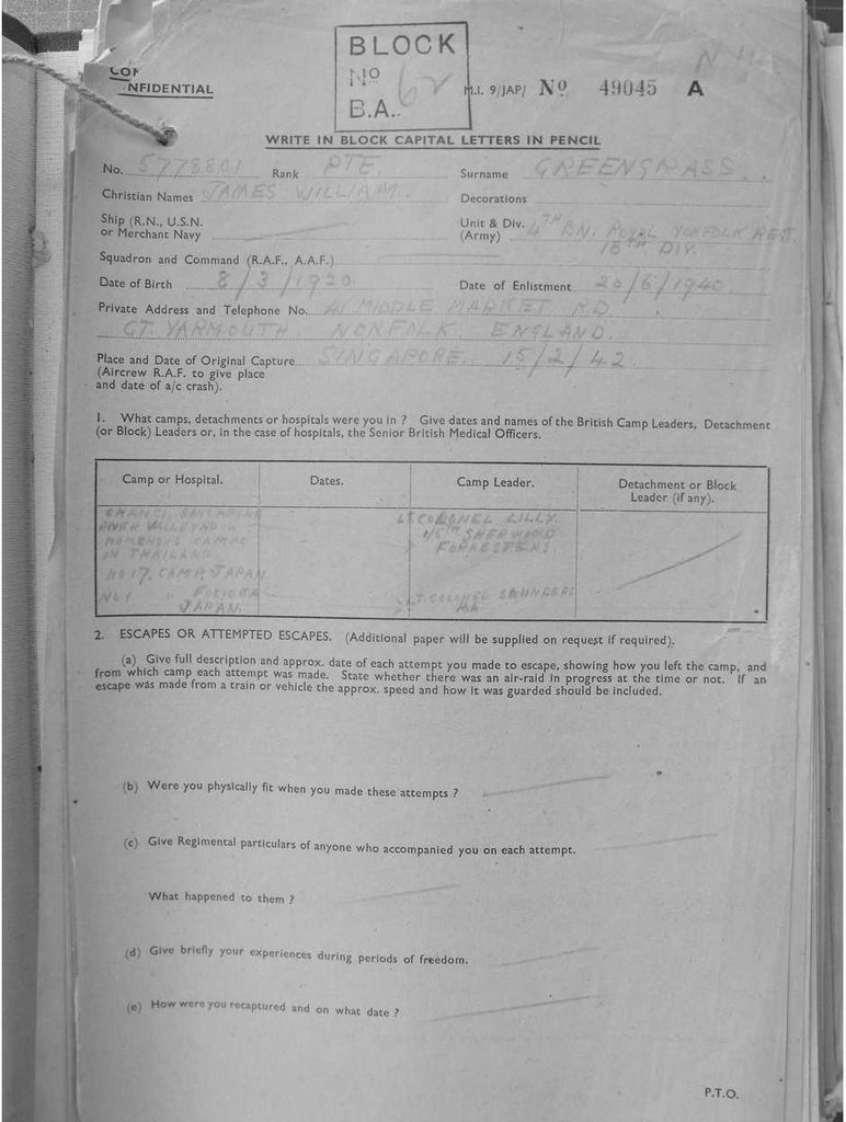 Greengrass, James William