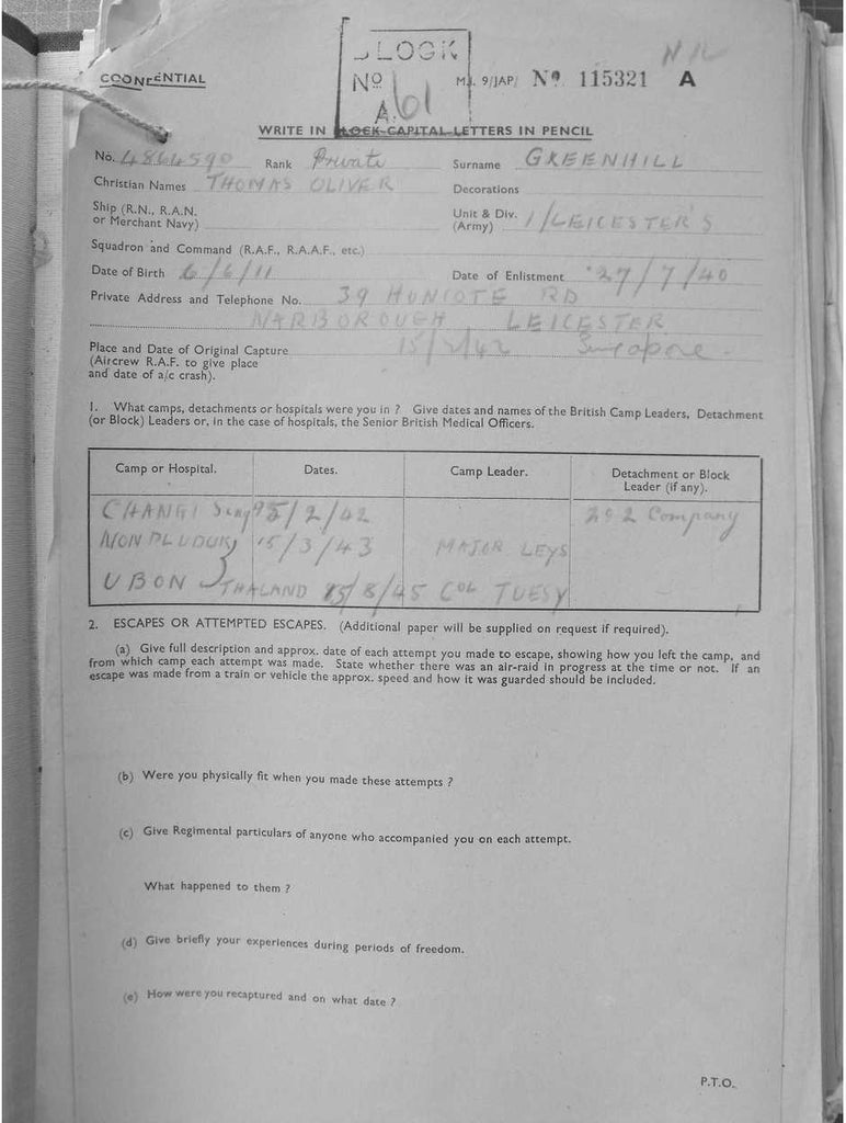 Greenhill, Thomas Oliver