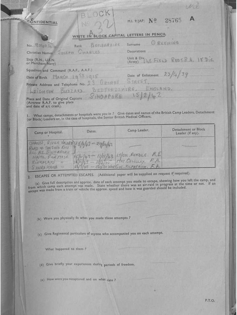 Greening, Joseph Charles