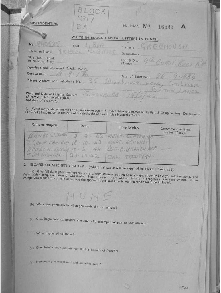 Greenough, Michael Robert