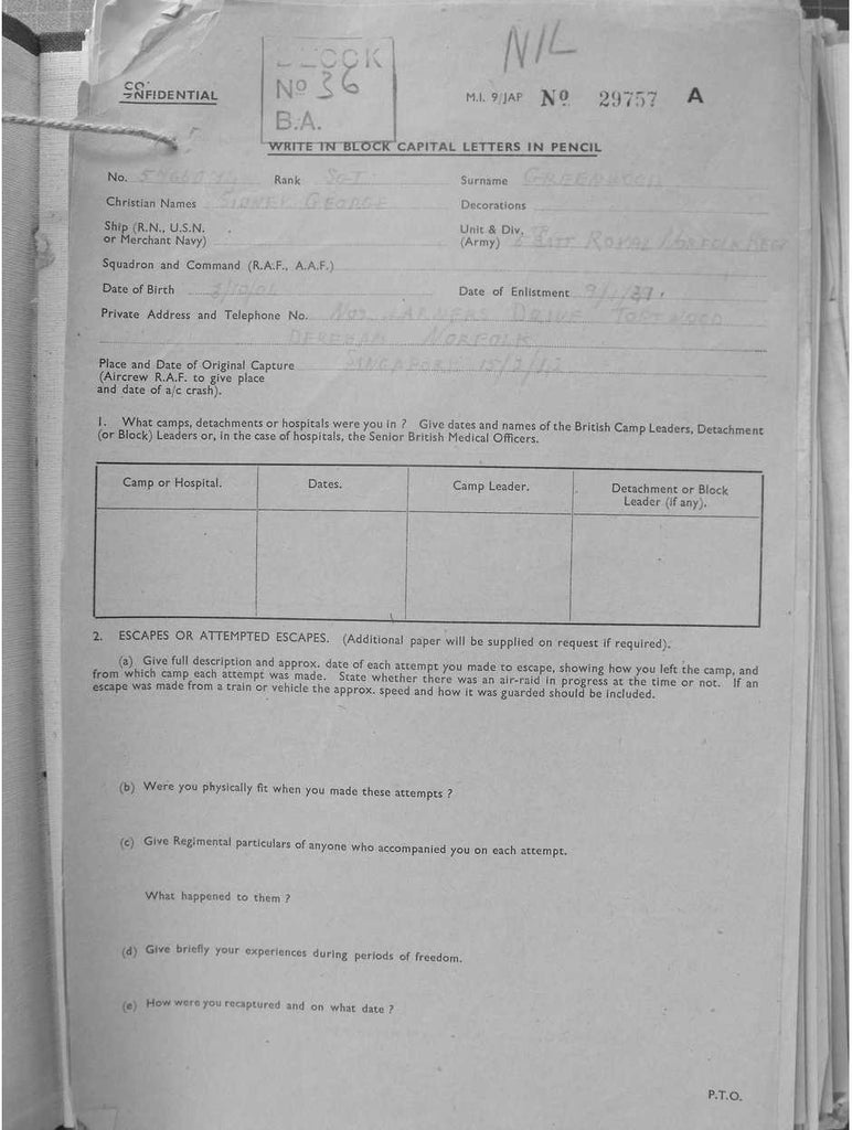 Greenwood, Sidney George