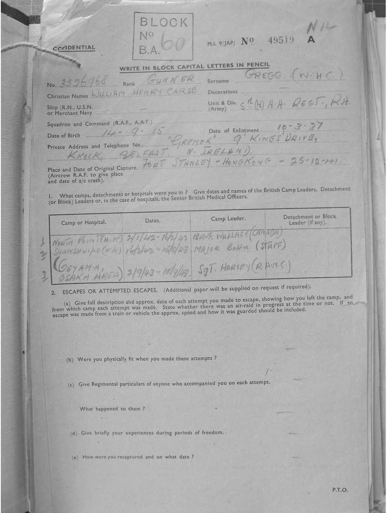 Gregg, William Henry Carse