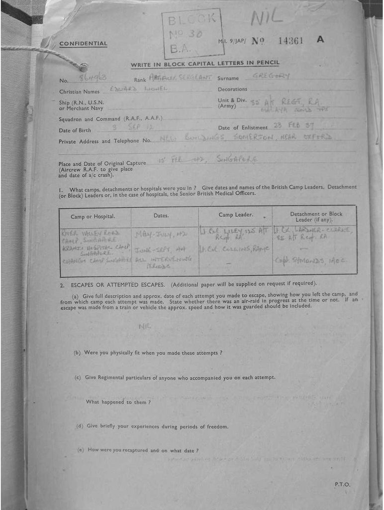 Gregory, Edward Lionel