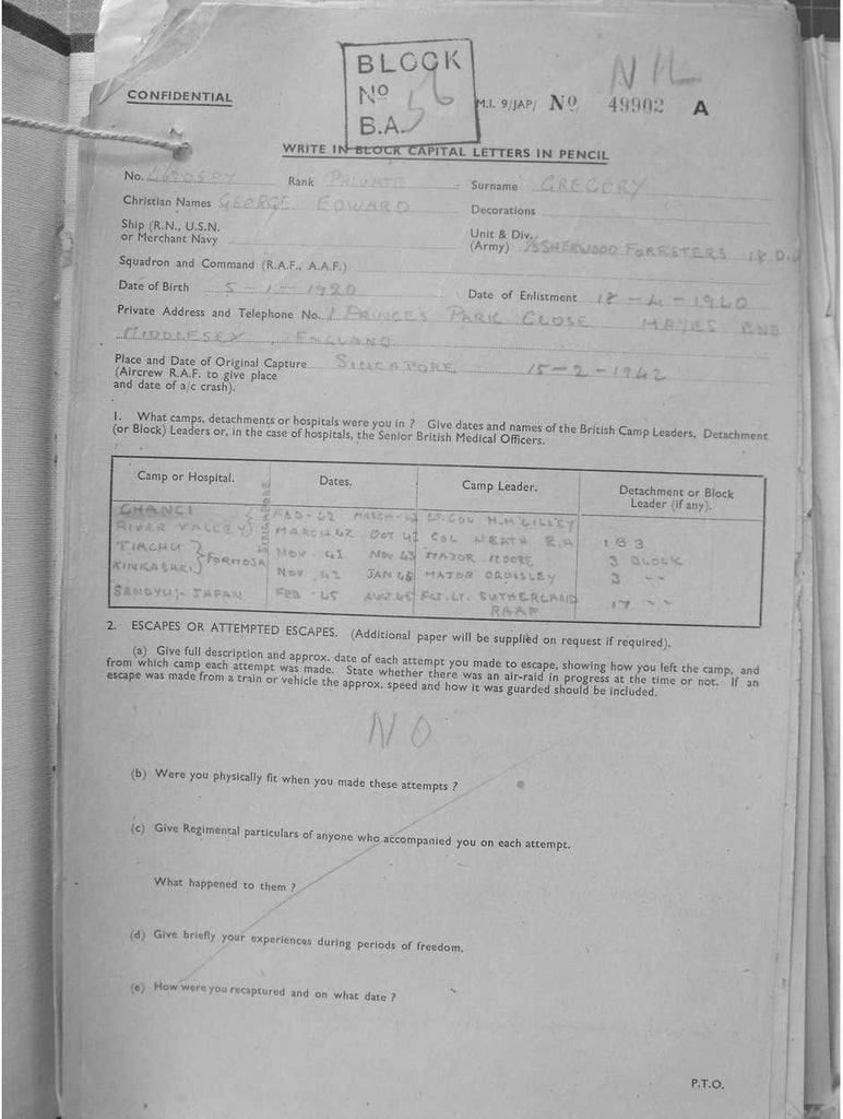 Gregory, George Edward