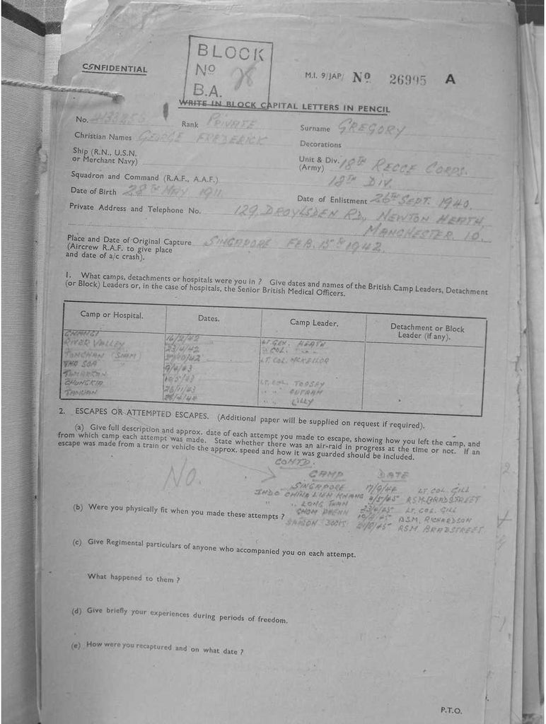 Gregory, George Frederick