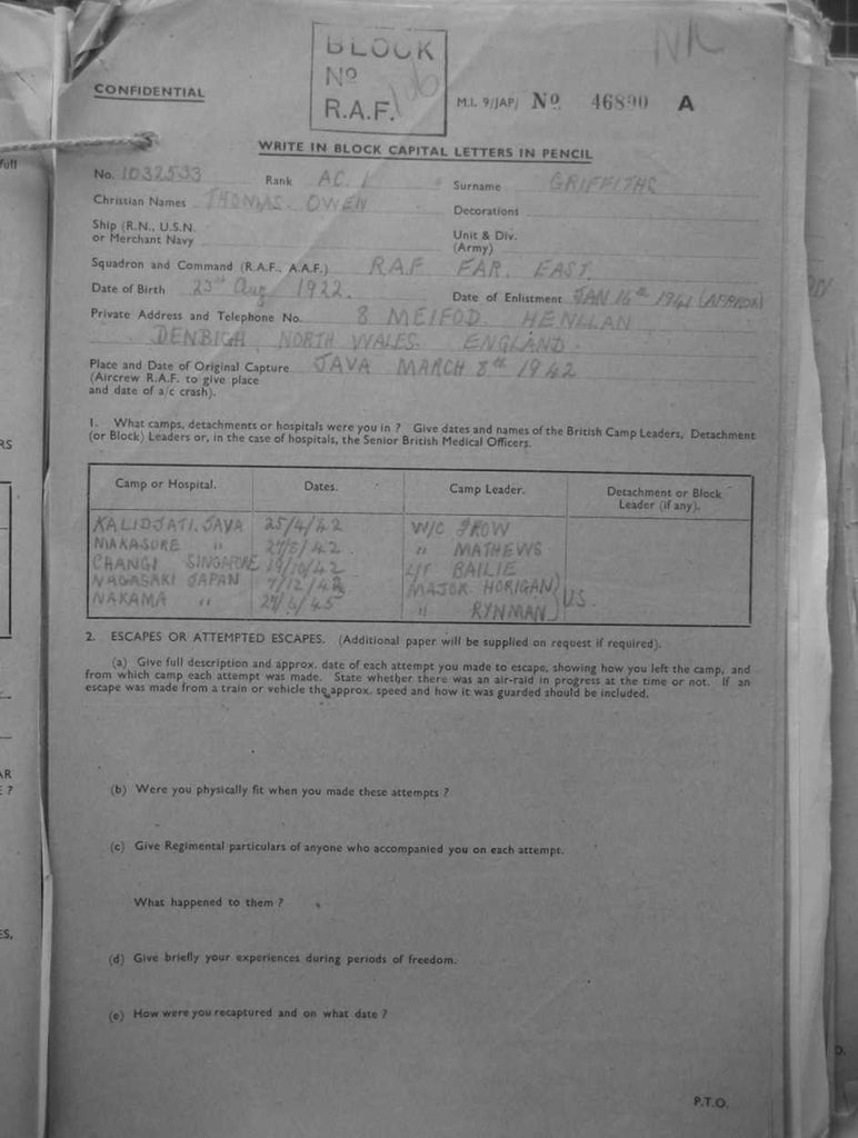 Griffiths-Thomas-Owen