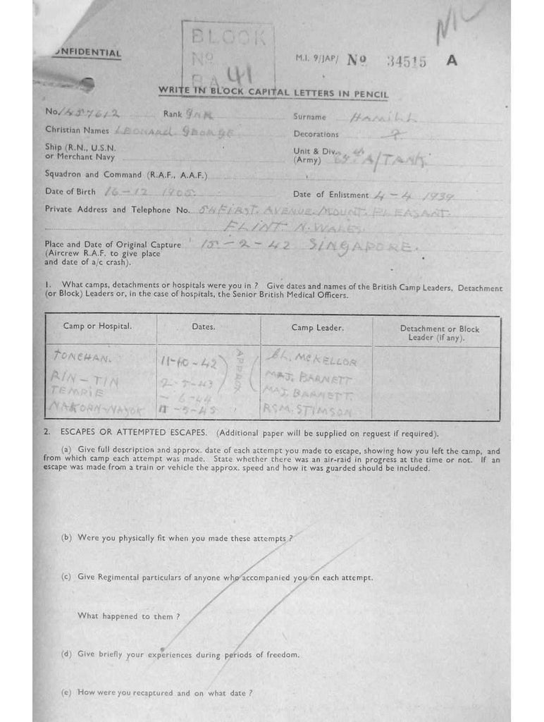 HAMILL-Leonard-George