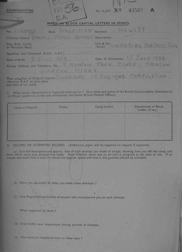 HOWITT-Donald-James-George