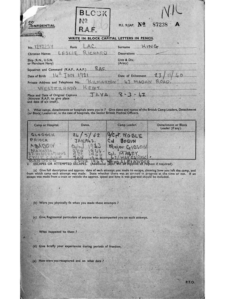 King, Leslie Richard