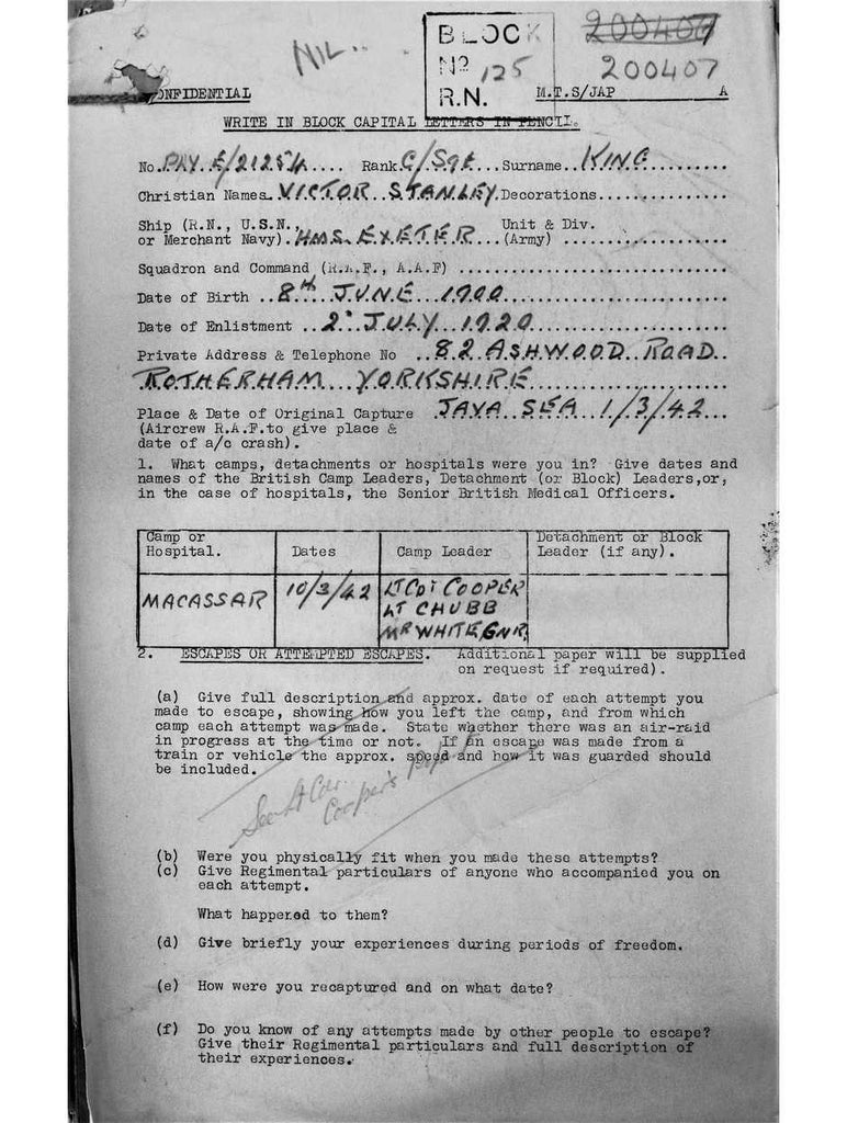 King, Victor Stanley