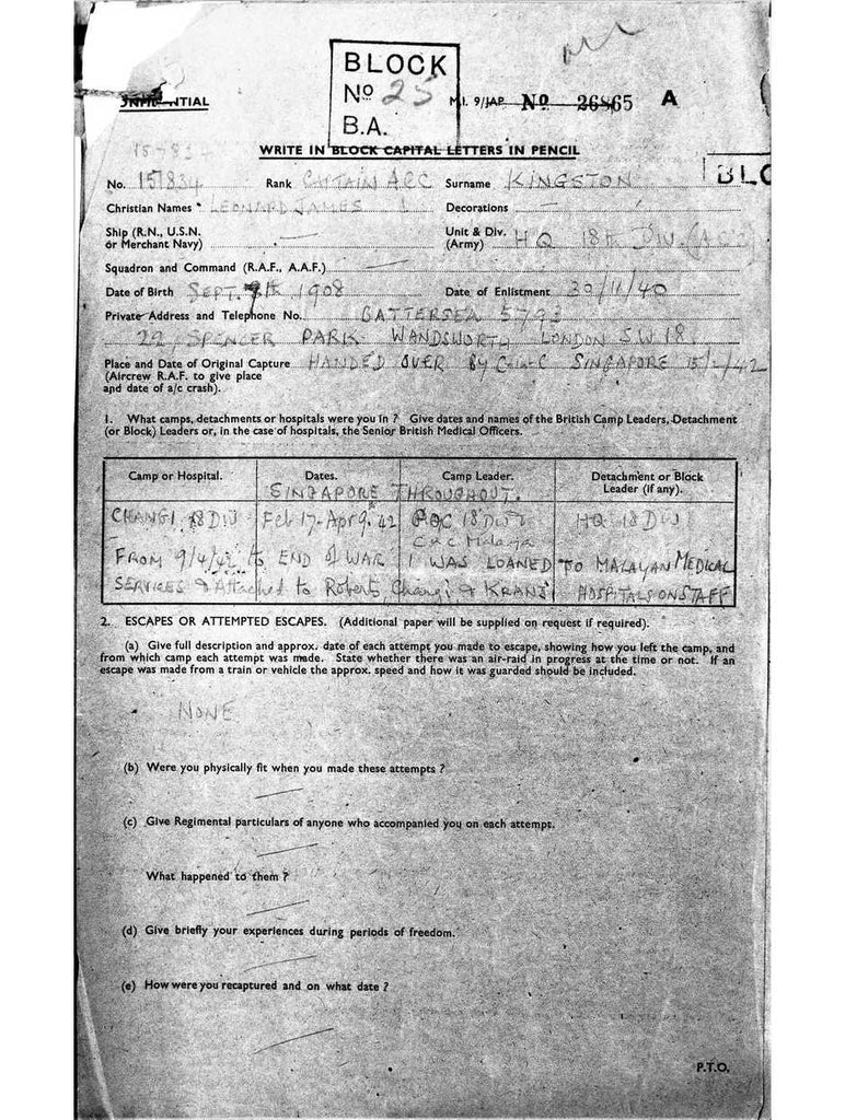 Kingston, Leonard James