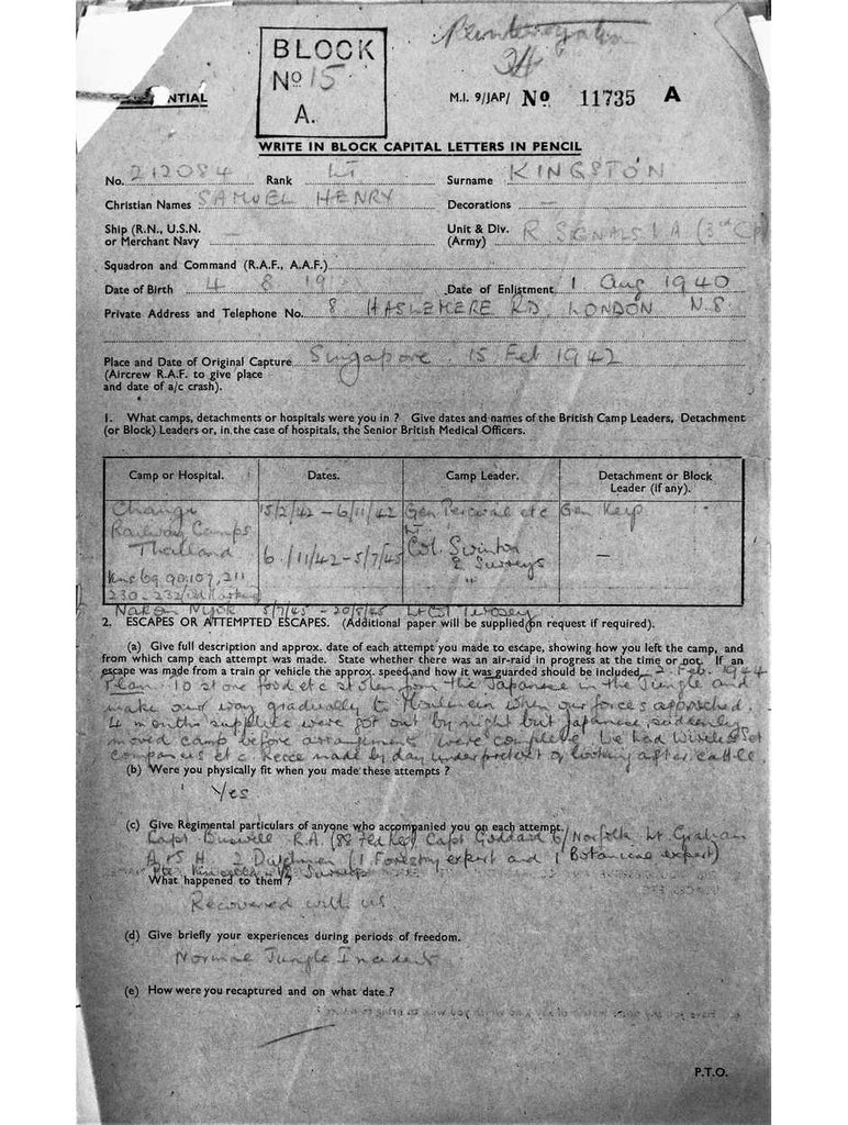 Kingston, Samuel Henry