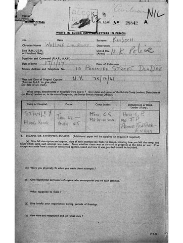 Kinloch, Wallace Laurence