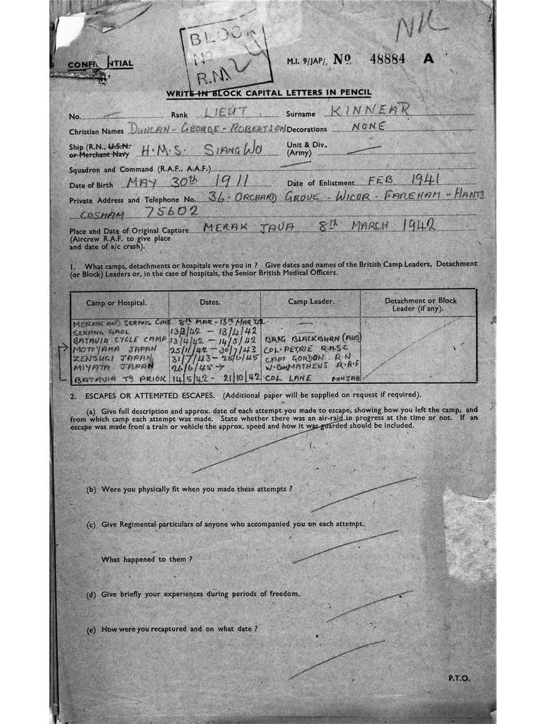 Kinnear, Duncan George Robertson