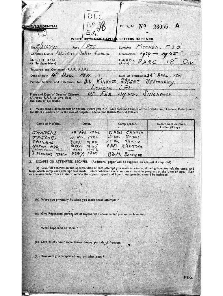 Kitchen, Frederick John George