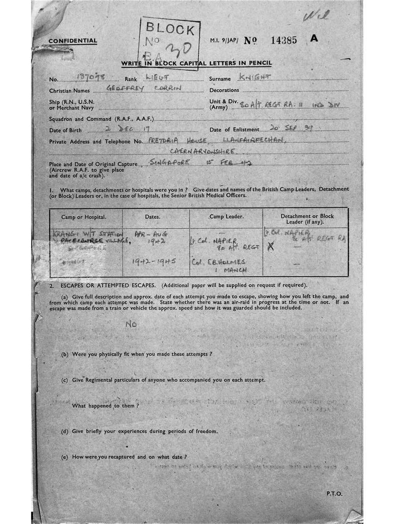 Knight, Geoffrey Corrin