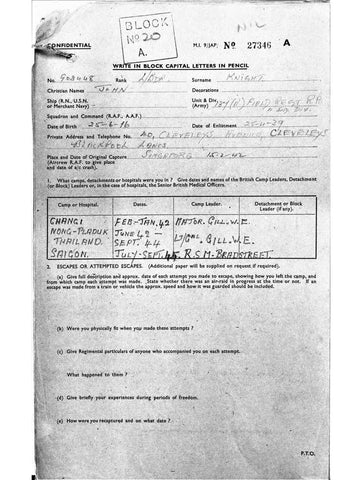 Knight, John DOB 25 06 1916