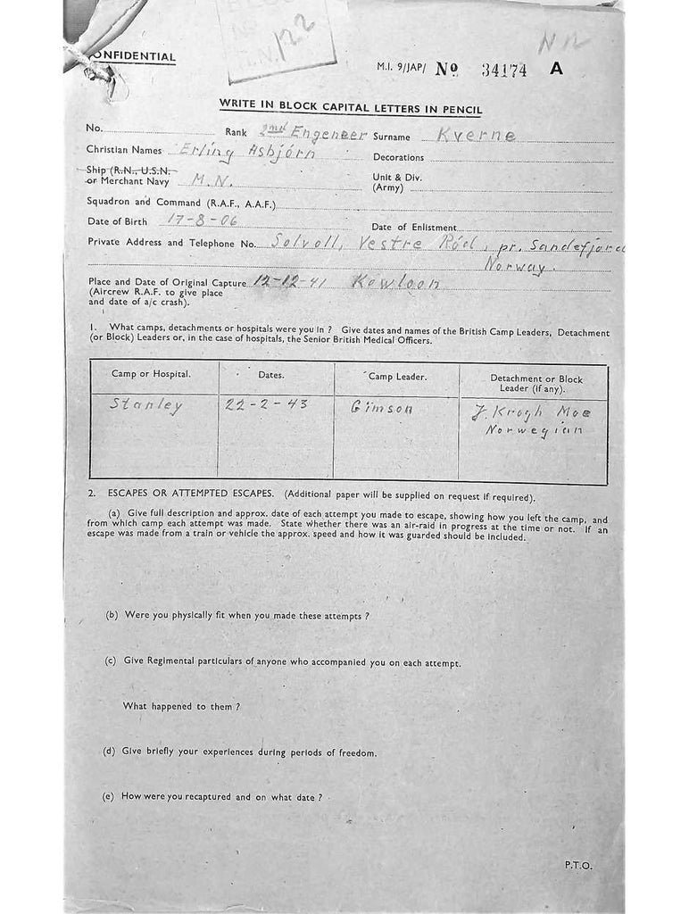 Kverne, Erling Asbjorn