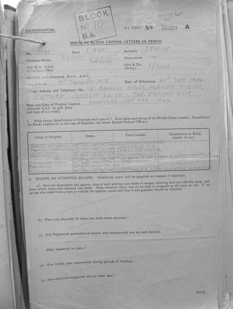 LEWIN-Henry-Gilbert-D