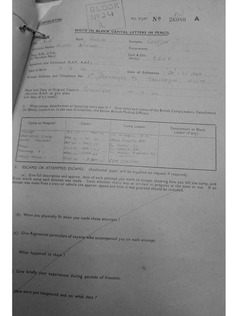 LONGDON-Robert William