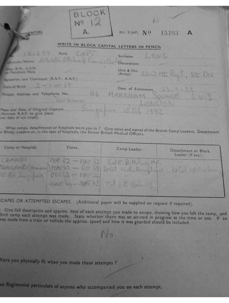 LONG-Athelstan E Francis Charles