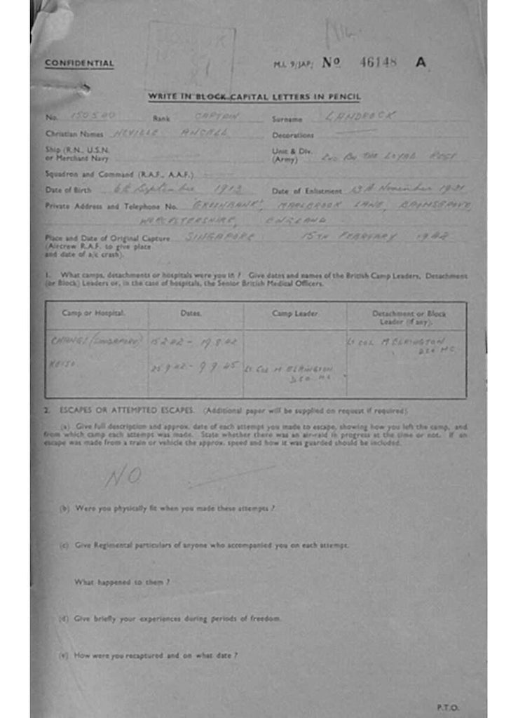 Landrock-Neville-Ancell