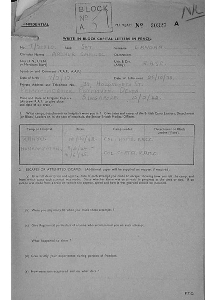 Langan-Arthur-Samuel