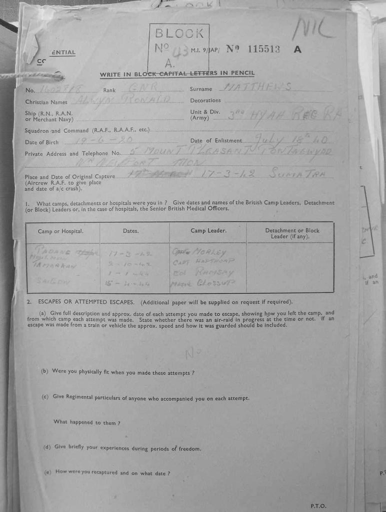 MATTHEWS-Alwyn-Ronald