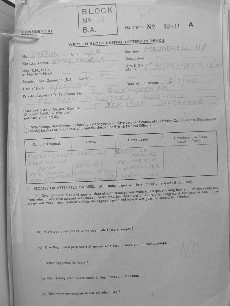 MAUNDRELL-Henry-Frederick