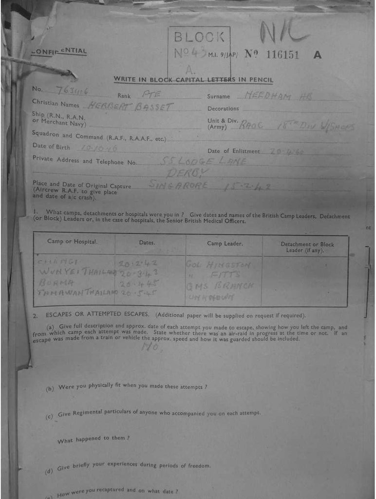 NEEDHAM, Herbert Basset