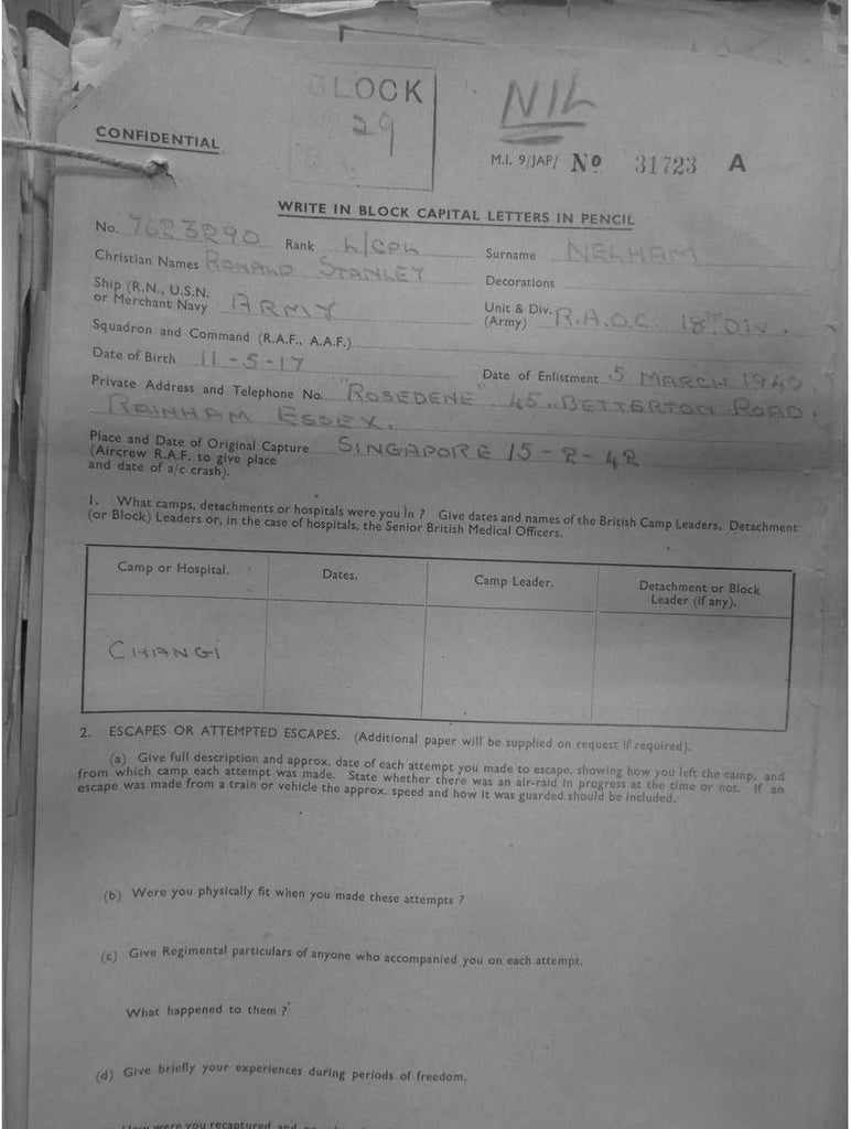 NELHAM, Ronald Stanley 2