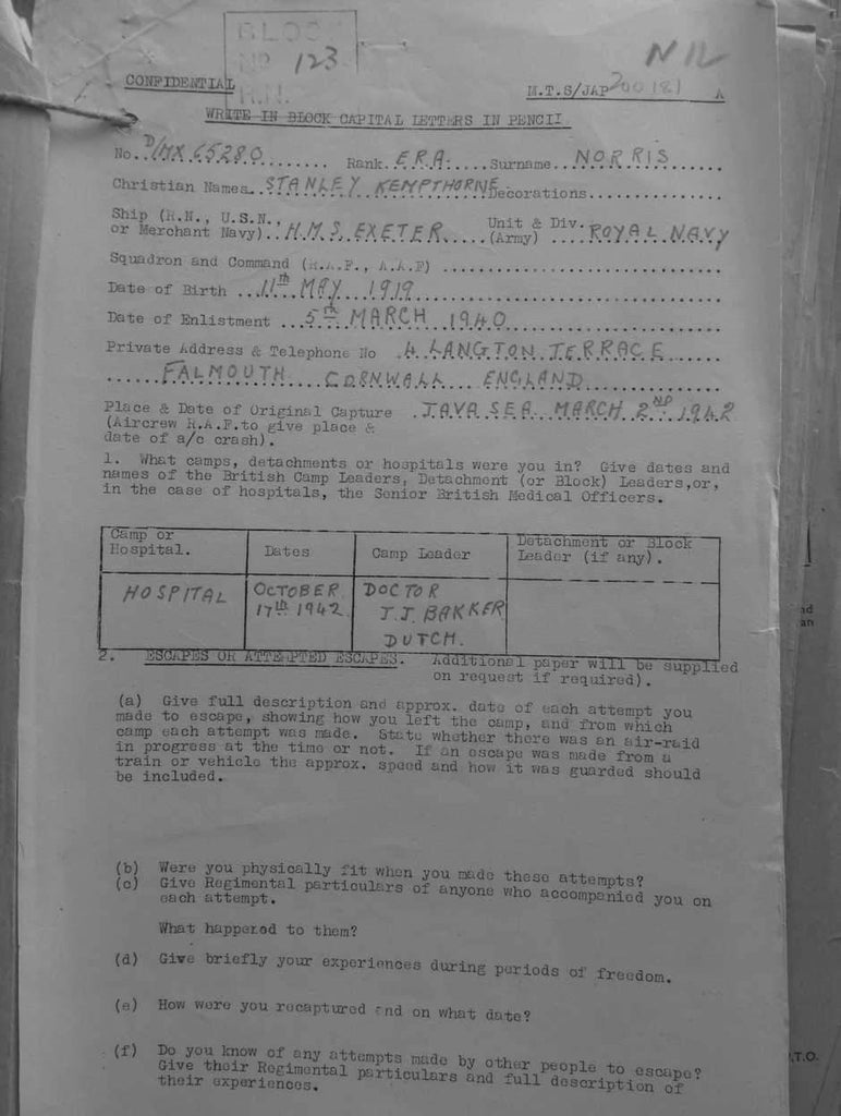 Norris-Stanley-Kempthorne