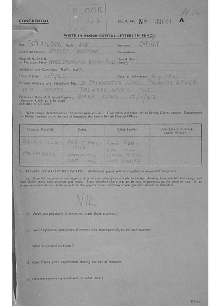 ORTON-Stanley-Norman