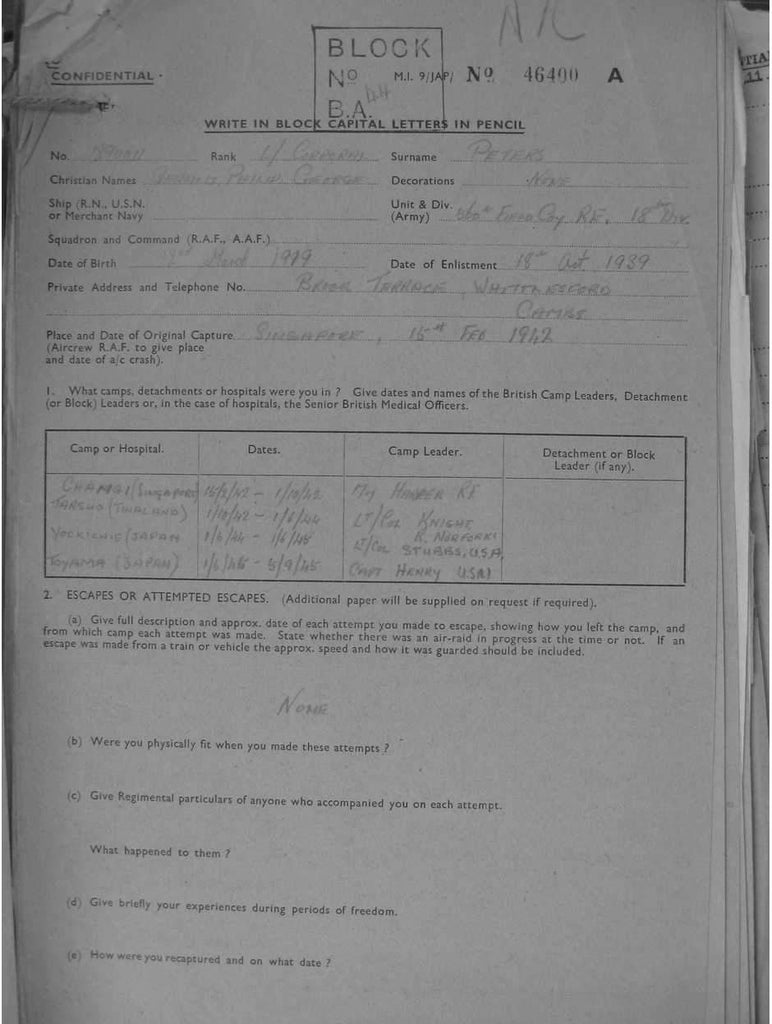 PETERS-Gerald-Philip-George