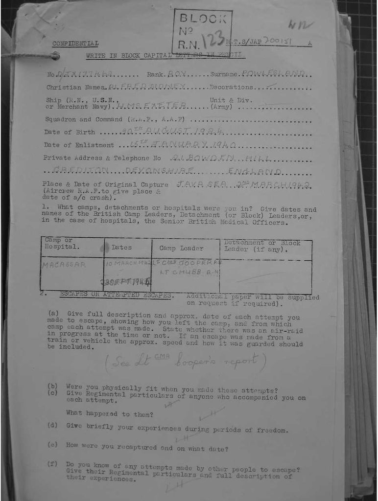 POWLESLAND, Alfred Sidney