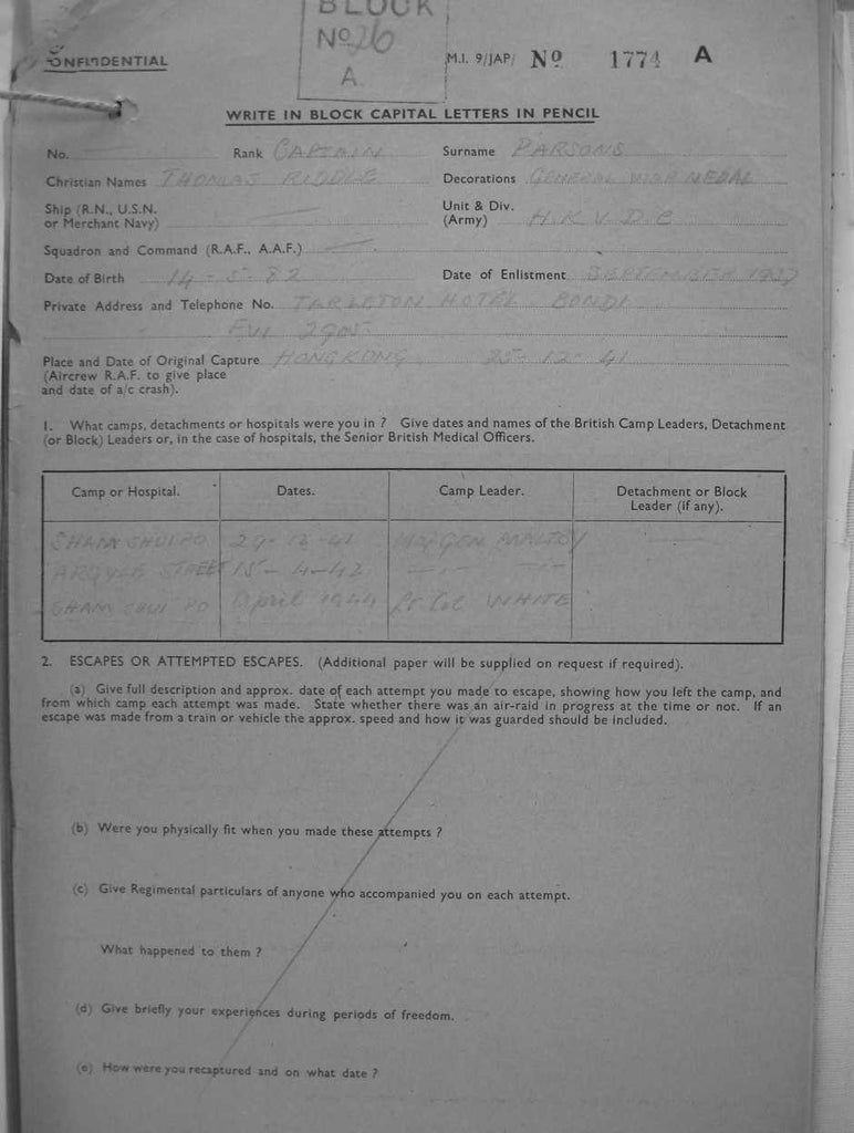 Parsons-Thomas-Riddle