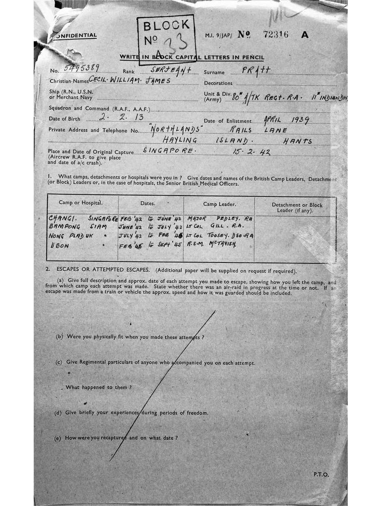 Pratt, Cecil William James