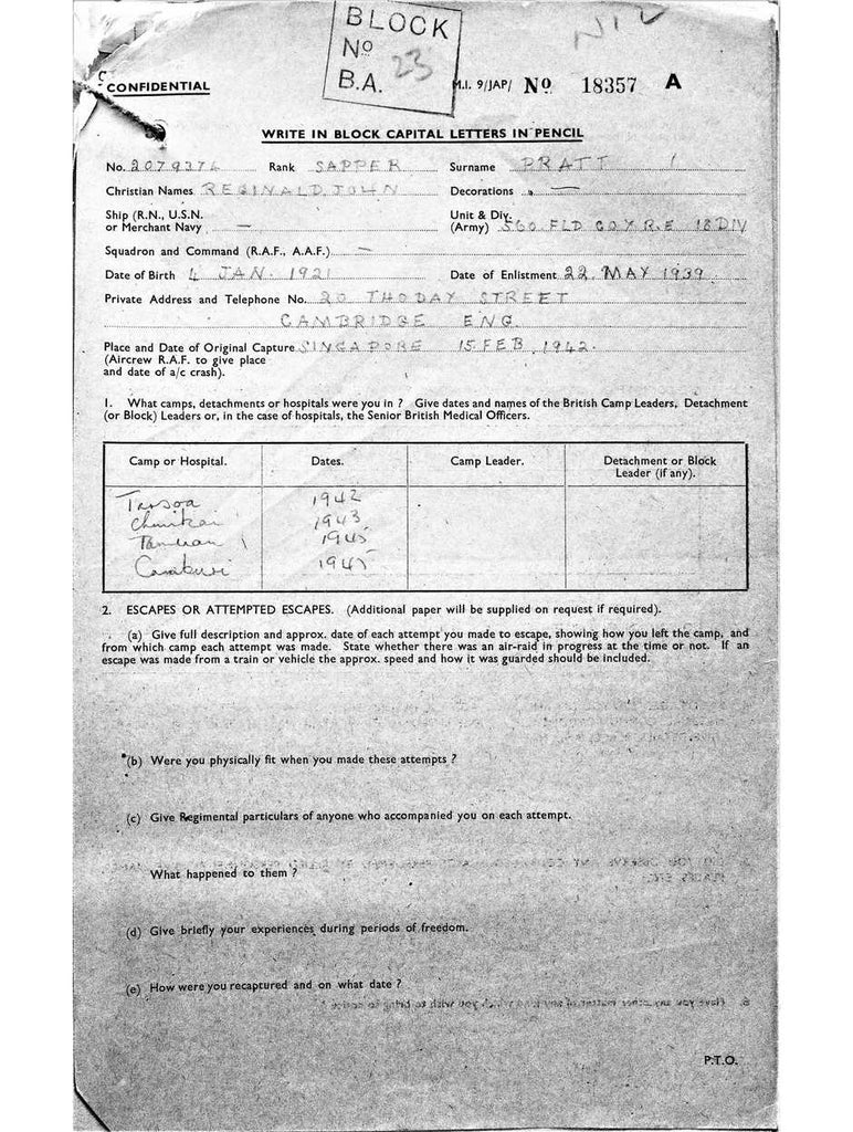 Pratt, Reginald John