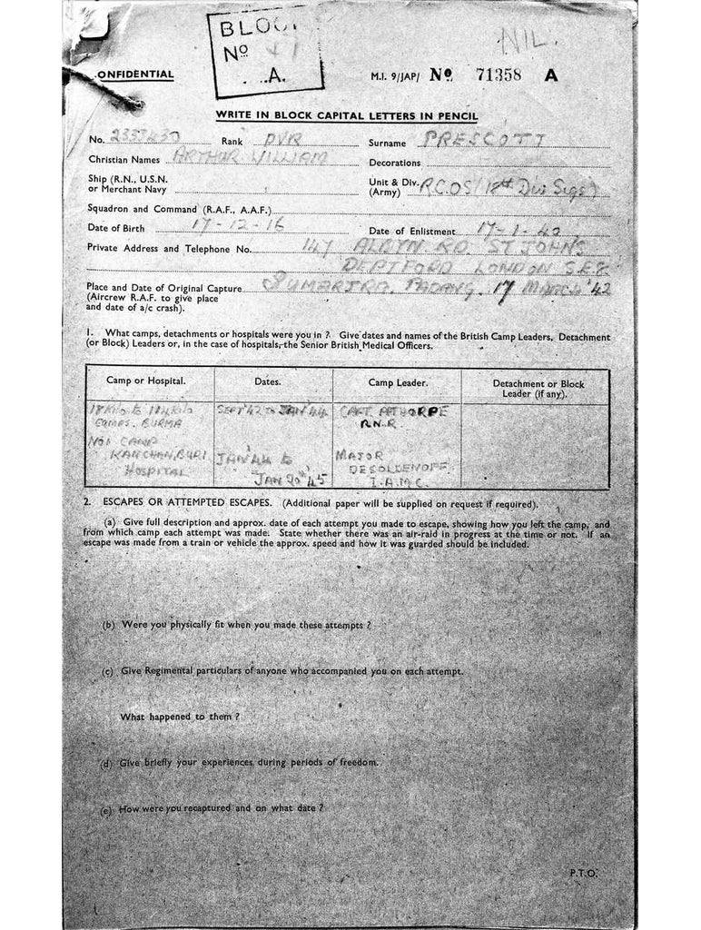 Prescott, Arthur William