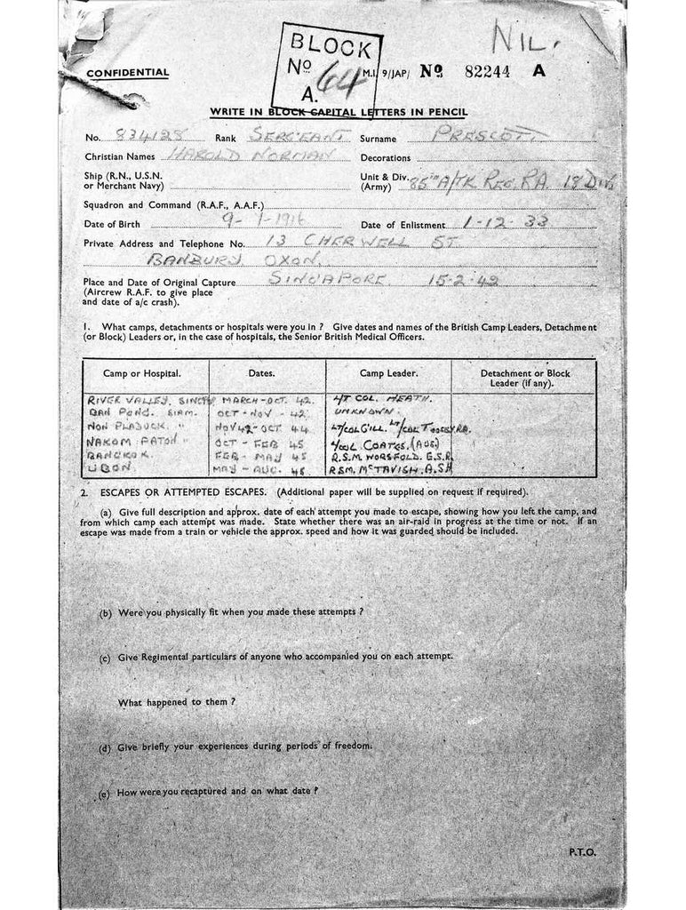 Prescott, Harold Norman