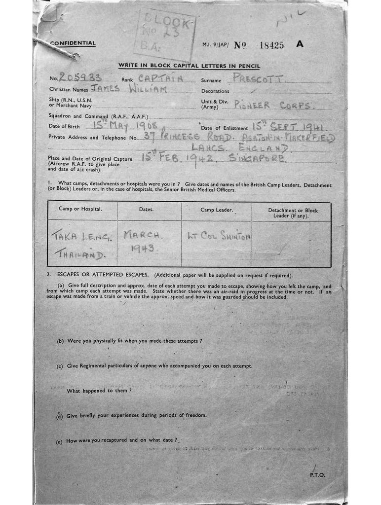 Prescott, James William