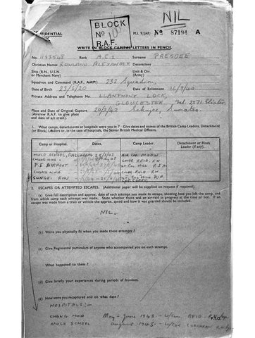 Presdee, Rowland Alexander