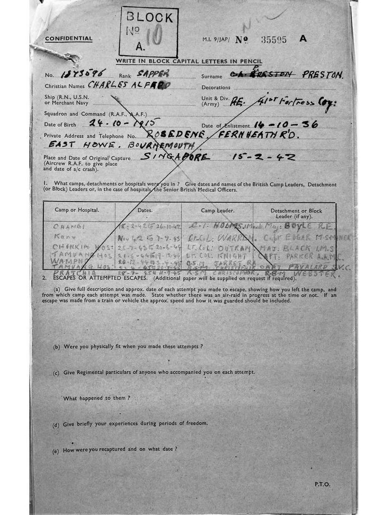 Preston, Charles Alfred